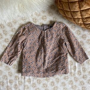 Baby Gap | corduroy penguin blouse top